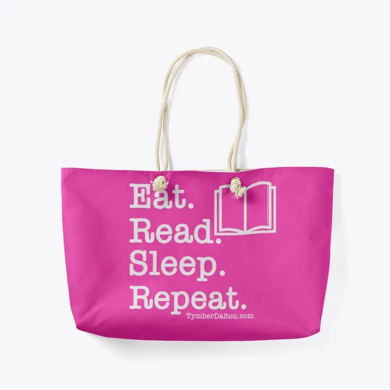 Eat. Read. Sleep. Repeat. (White)